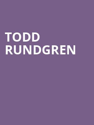 Todd Rundgren, Metropolitan Theatre, Morgantown