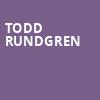 Todd Rundgren, Metropolitan Theatre, Morgantown